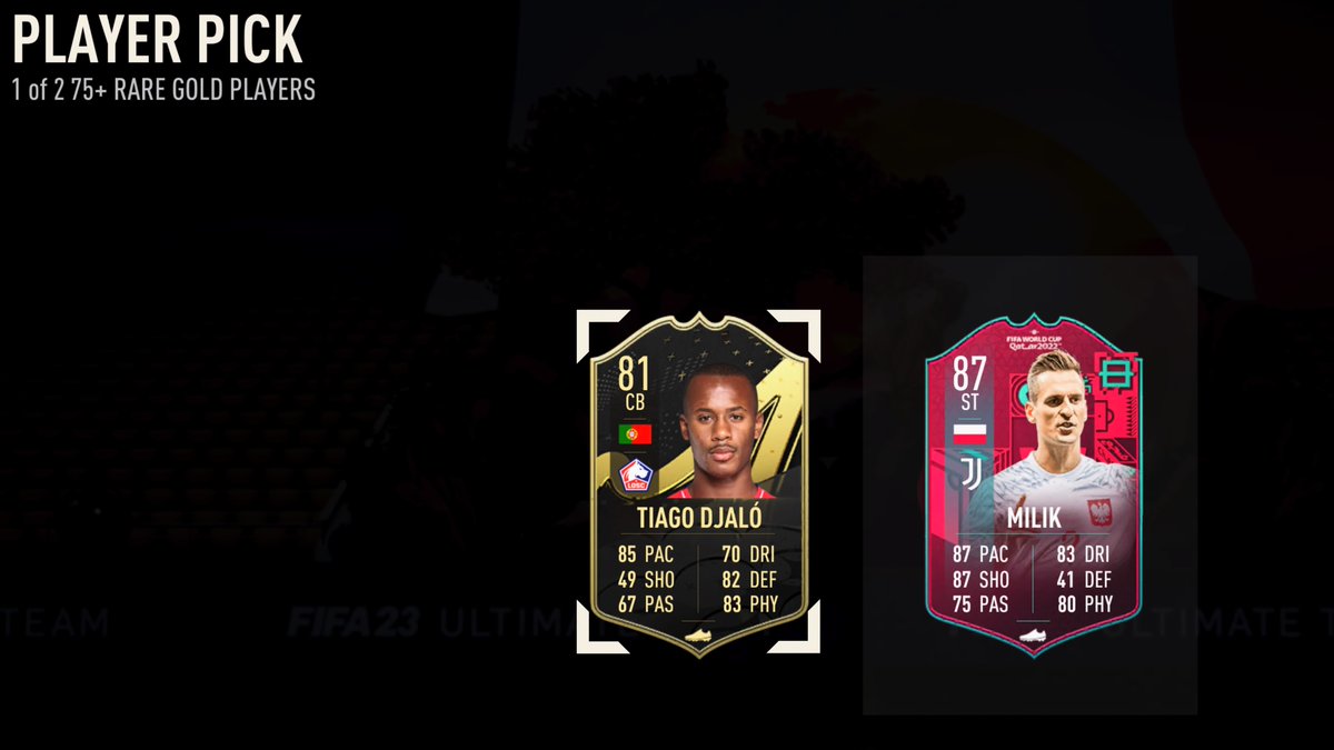 Quick_RageEAFC's tweet photo. #PS5Share, #FIFA23, #PPsss                                             💥 My 1st Decent 1!! I kinda want 2 try Djalo! https://t.co/VVK544nrta
