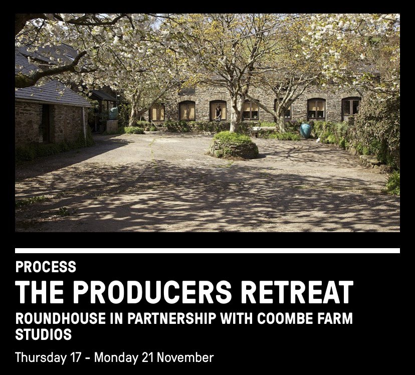 kalsi_reena's tweet photo. Just before @RoundhouseLDN’s season PROCESS comes to an end, I’m heading to @Coombestudios with the incredible @ademholness @adriandgard @tweetskindeep and @kennedysrwalker this weekend, for the first R&amp;D to realise a producers retreat, for producers of colour in the future. https://t.co/uV26Ml8Ain