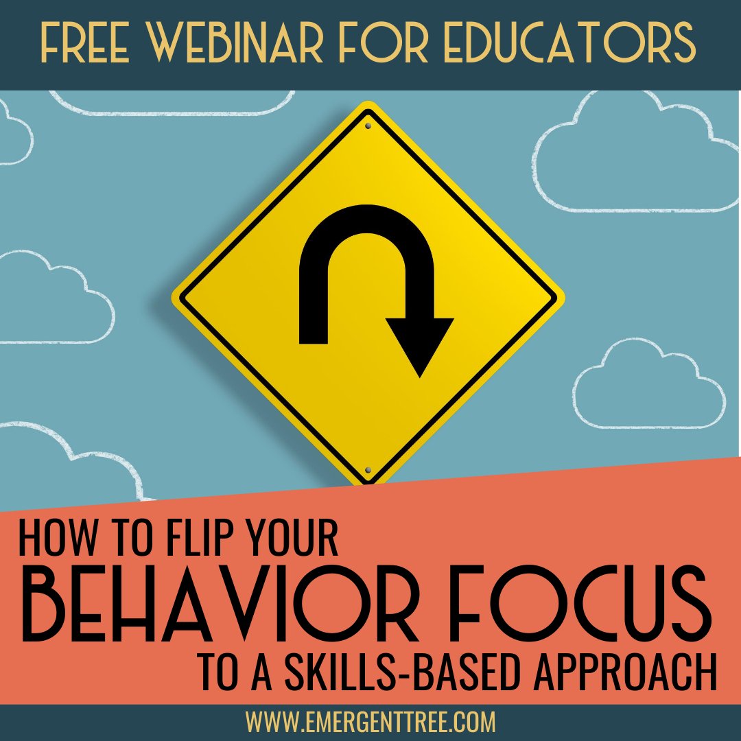 EmergentTree's tweet photo. Are you looking for a way to flip from a behavior-focused approach to a skill-based approach?
If so, this free 60-minute webinar is for you!
Enroll Here: https://t.co/fUoIs5SLqL
#skill-based #behaviorfocus #flippingthefocus https://t.co/tLHVMhdkeY