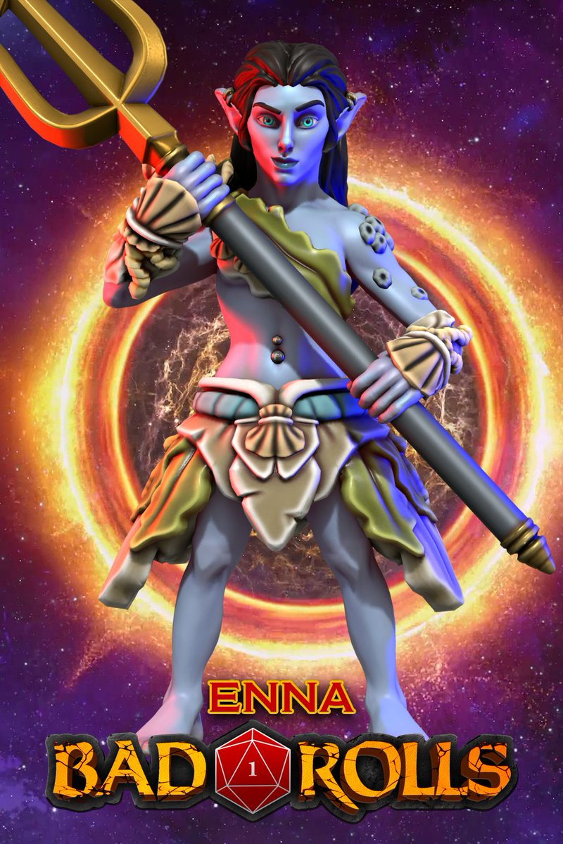 BadRollsShow's tweet photo. Who brings a trident to space?
Enna, played by @LadyLarani.

Experience Wildspace live on Nov. 19th - 2PM EST
#DnD #DnDcharacter https://t.co/OhUvWK2Kdc