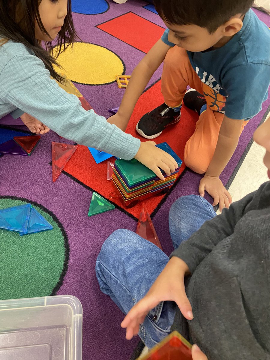 PhilipPreK's tweet photo. Had a few more amazing people purchase STEM activities from my Amazon wishlist! I love how creative the kiddos got today during centers as they worked together to plan and create! #BBOPride https://t.co/M9jKQXNXhD