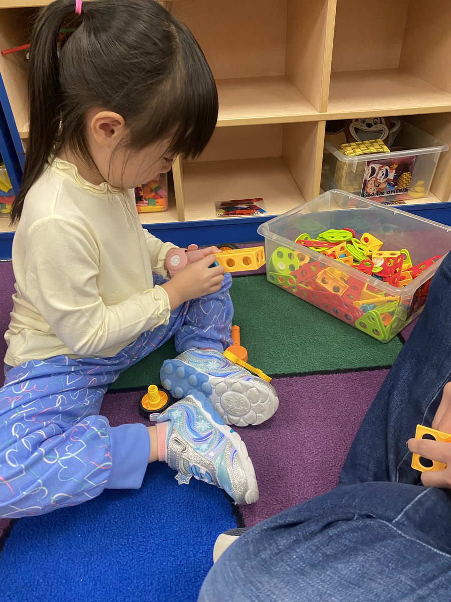 PhilipPreK's tweet photo. Had a few more amazing people purchase STEM activities from my Amazon wishlist! I love how creative the kiddos got today during centers as they worked together to plan and create! #BBOPride https://t.co/M9jKQXNXhD