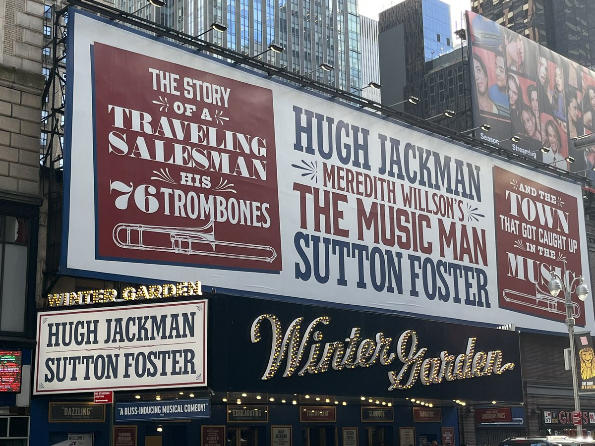 SimonManinChair's tweet photo. Thrilled to see a big fat shiny revival of one of my all time favourite shows @MusicManBway #show13 https://t.co/4A1A9VPlnB