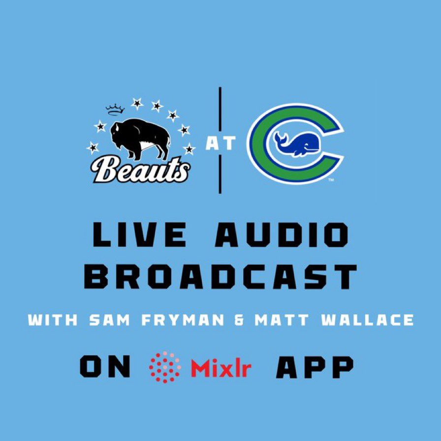 BuffaloBeauts's tweet photo. This weekend’s games against the @CTWhaleHockey will be available to tune into live via Mixlr! 

Be sure to check them out and support your #Beauts! 🏒🦬 https://t.co/wv2q8sszjo