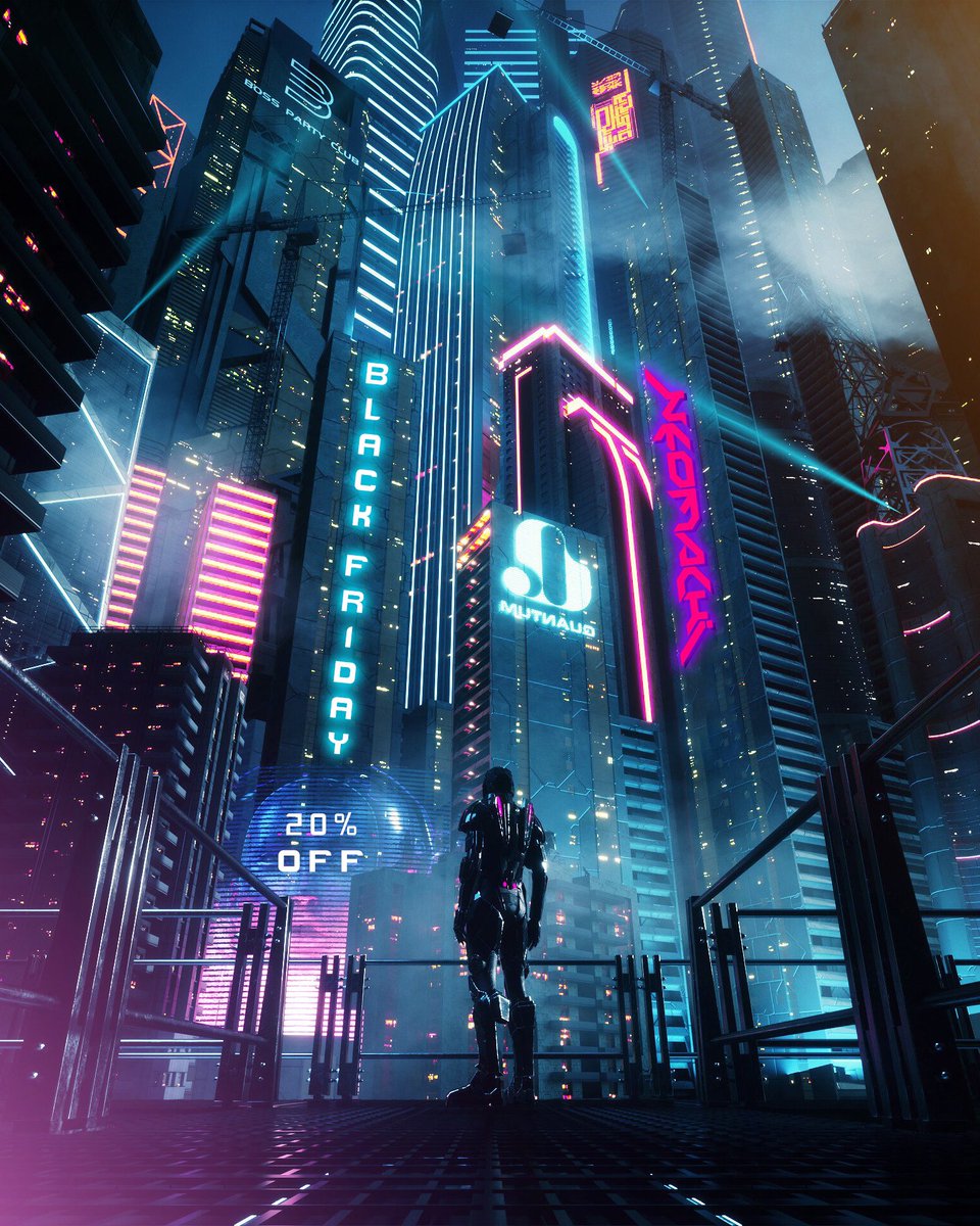 NeomachiC's tweet photo. Whoever said that money can’t buy happiness simply didn’t know where to go shopping! Upgrade your style and save 20% site-wide 🦾 https://t.co/YCegSJeXmd

#blackfriday #cyberpunk #retrowave #gaming #vaporwave #retrowave #clothingbrand #technoblade #technoart https://t.co/Ad3k6QKit8