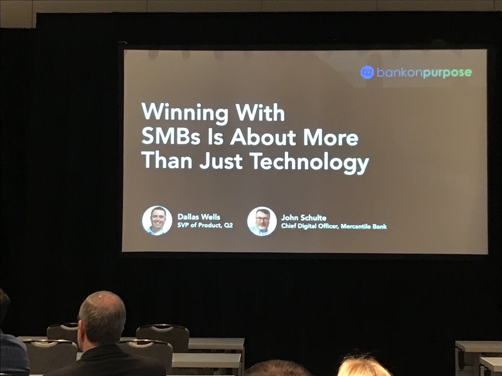 BankOnPurpose's tweet photo. Our first two breakout sessions of the day: "The 6 Habits of Highly Effective Digital Teams" and "Winning With SMBs Is About More Than Just Technology."
Which one did you attend? π
#BoP22 https://t.co/Kng7aJVOjl
