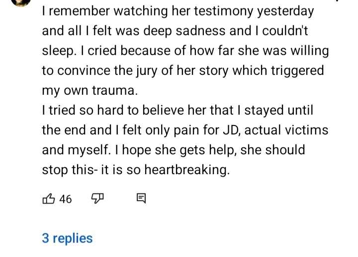 Jazyoga's tweet photo. @TMZ @NBCNews 
A THREAD of comments from DV/SA survivors in support of #JohnnyDepp that I found in 30 minutes on 1 platform.This Is a mere drop in the ocean.There are thousands upon thousands more. As a Survivor, #IStandWithJohnnyDepp #ListenToSurvivors Please Share &amp; add to this https://t.co/KOa7Yvrjxx