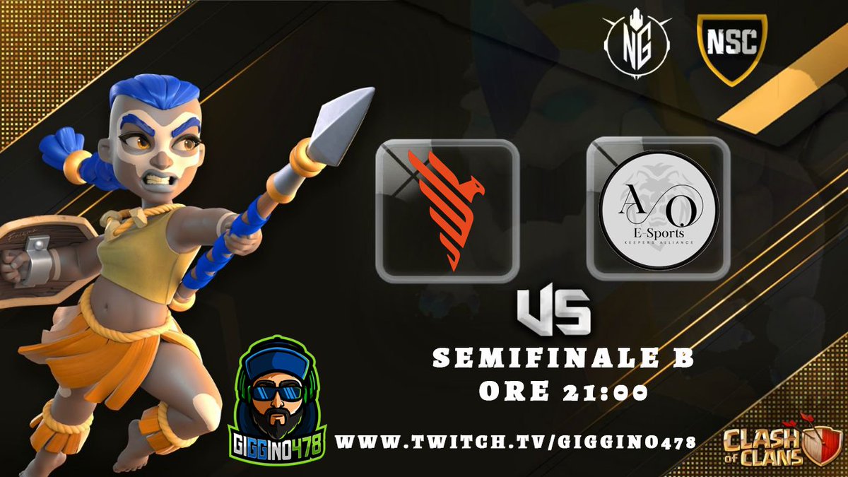 🚨Nubia Swiss Cup🚨
🔥Semifinale B🔥

Ore 21:00

<a href="/phoenix_crazy_/">🔥PHO€NIX Family - Original™️</a> VS @ao_esl_esports 

in live on:
twitch.tv/giggino478