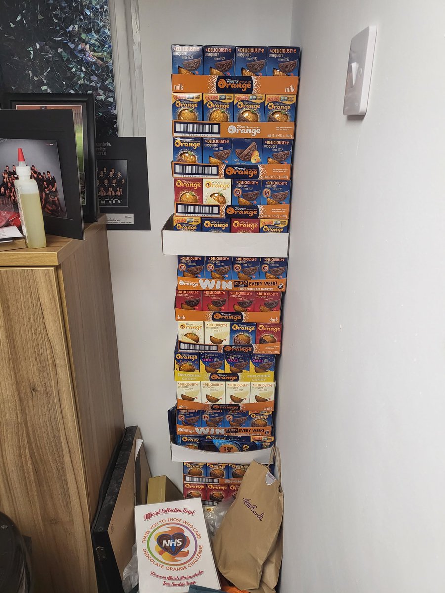 Teamchocorange's tweet photo. Finally broke the 200 mark. If you would like to donate a chocolate orange please get in touch https://t.co/A6bOrn4c7y