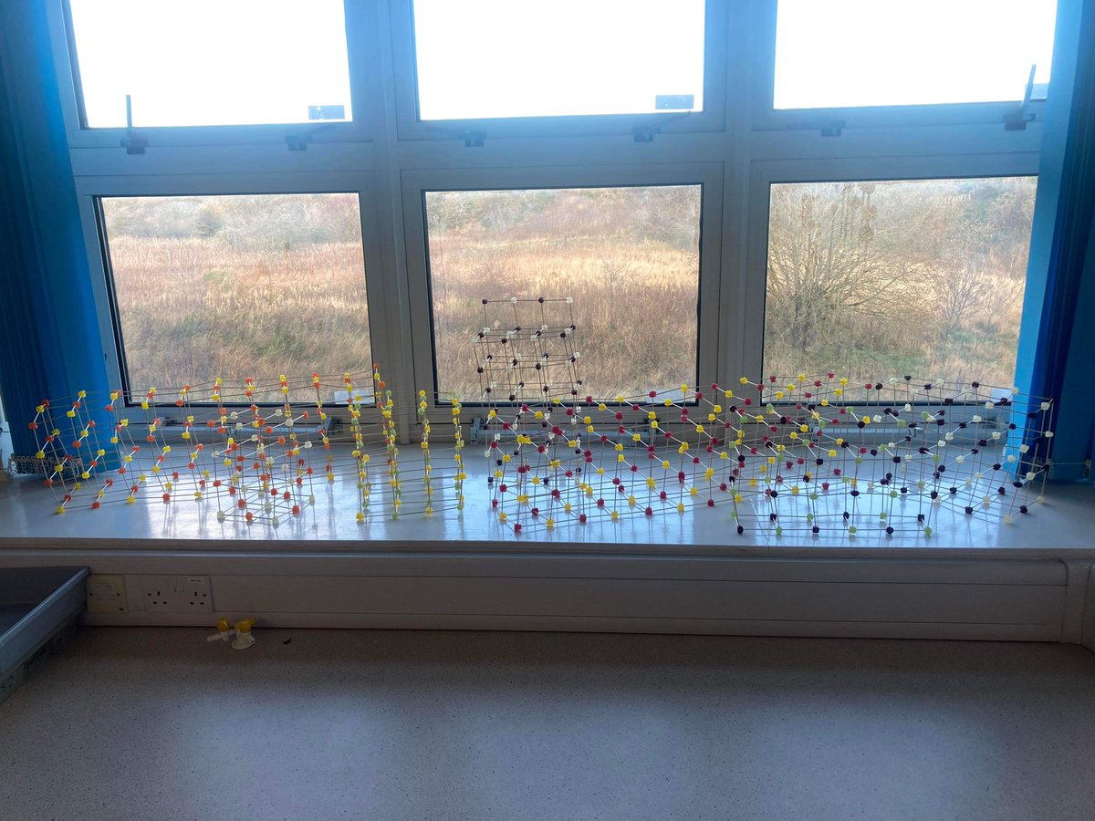 StKentsSci's tweet photo. Getting creative this week in Chemistry with the S4 Pupils furthering their understanding of ionic lattice structures using some alternate (and delicious) resources #learning #edutwitter #stkway #teamsci @AHenderson_Chem https://t.co/6MywMqtinK