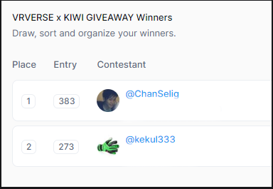 vr_verse's tweet photo. Huge congrats to @ChanSelig  ( 1x On-Ear Audio HeadStrap) &amp; @kekul333  ( 1x Battery Head Strap) for winning the @KIWIdesign_shop  GIVEAWAY! of the VR Verse x KIWI, please contact us through a DM #vr https://t.co/GMxFRc9atr