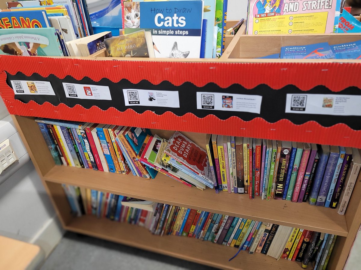 MrsBeadie_SPS's tweet photo. We decided to give our library a makeover for Book Week. π Have a look at our Bookflix recommendations π @ReadSps @SimpsonPrimary https://t.co/A6qALMz4fG