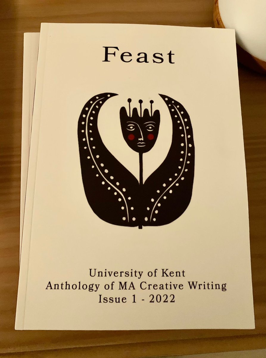 We did it! So happy to launch the fabulous anthology #Feast last night <a href="/UniKentEnglish/">English at Kent</a> with ace editorial team <a href="/CaroBloor/">Caroline Bloor</a> @jcg_author @AnnieBorelli &amp; amazingly supportive <a href="/DorothyLehane/">Dr Dorothy Lehane</a> plus stunning artwork from @SunnyMaineGirl. Big shout out to all MA contributors!👏 🤩🔥