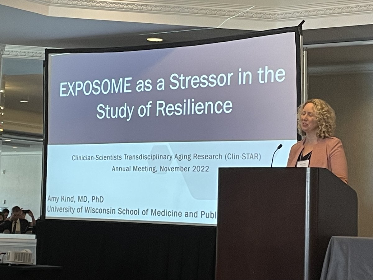 Thomas Gill (@mrdisability) on Twitter photo Rock star <a href="/amyjhkind/">Amy Kind, MD, PhD</a> batting clean up <a href="/ClinSTARCC/">Clin-STAR Coordinating Center</a> annual meeting discussion on Resilience, focusing on the exposome as a life-course risk factor Rock star <a href="/amyjhkind/">Amy Kind, MD, PhD</a> batting clean up <a href="/ClinSTARCC/">Clin-STAR Coordinating Center</a> annual meeting discussion on Resilience, focusing on the exposome as a life-course risk factor