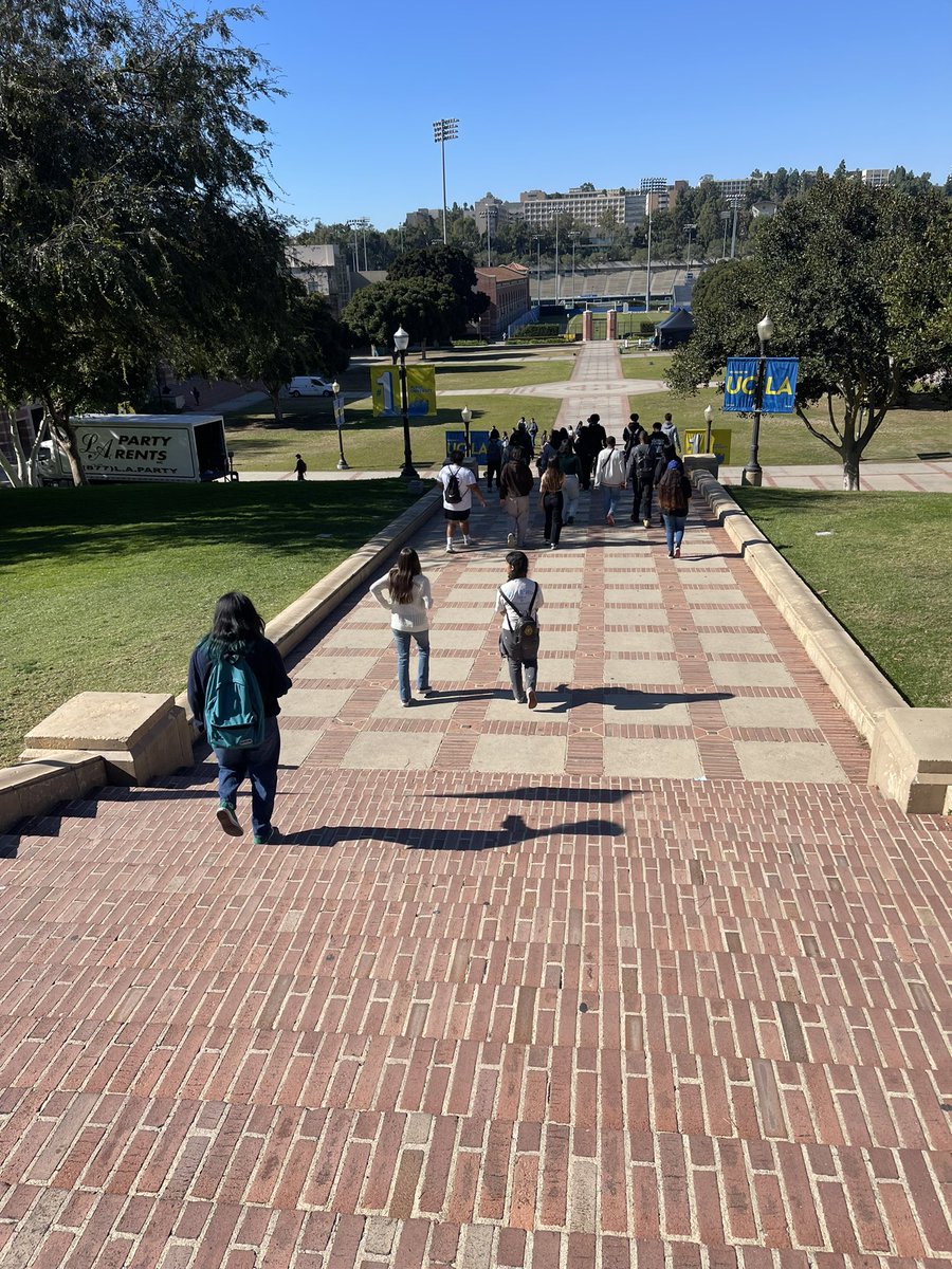 Had a great visit to <a href="/UCLA/">UCLA</a> learned a lot about the Campus and Social Justice #GoBruins #ucstrike <a href="/ohs_jackets/">Oxnard High School</a> <a href="/OUHSD_CE/">OUHSD Career Educati</a>