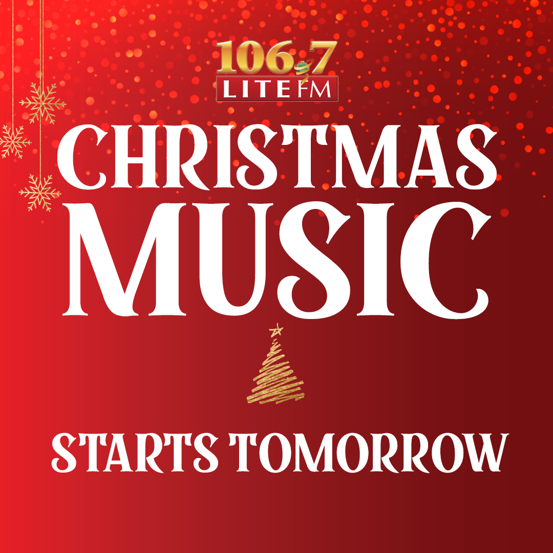 1067Litefm's tweet photo. RT if you can't wait for us to flip to 24/7 Christmas music TOMORROW at 5PM! 🎄🎁✨

#LiteFMChristmas 🎅#1067LiteFMChristmas https://t.co/hjG43MQVdj