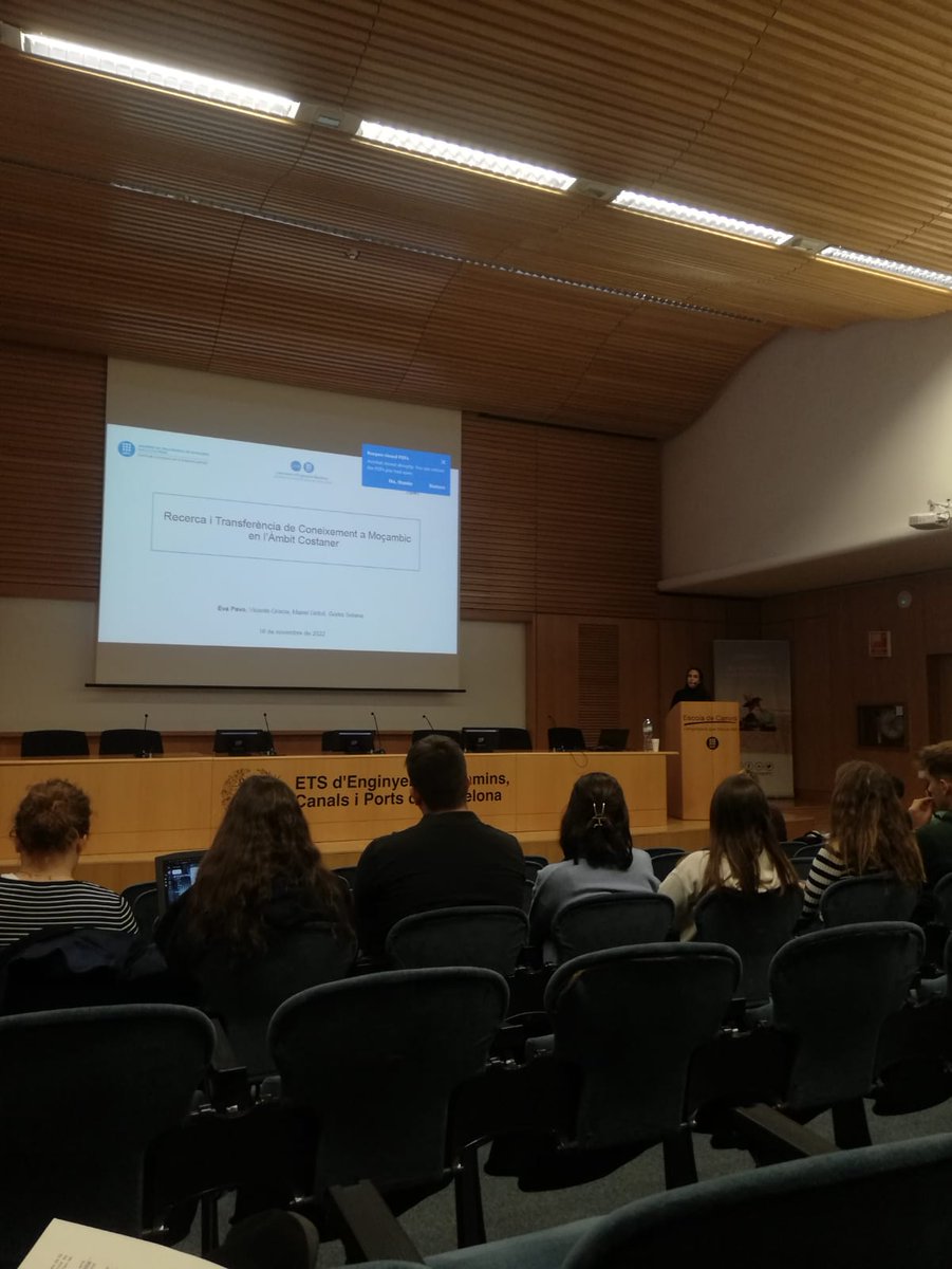 PavoEva's tweet photo. Esta mañana he podido participar en la celebración del 30° aniversario del @ccdUPC, donde he compartido mi experiencia colaborando en proyectos de Investigación y Transferencia de Conocimiento en Mozambique en el Ámbito Costero. ¡Una experiencia muy enriquecedora! https://t.co/B0adzQA0YW