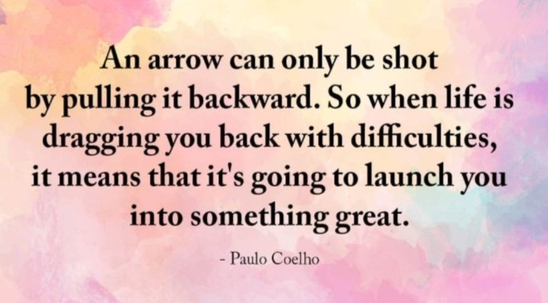 An arrow..