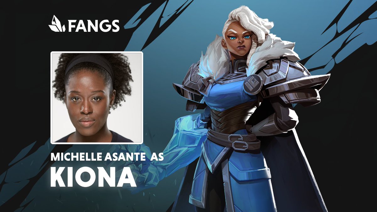 SoulforgeArena's tweet photo. "Freeze, and live forever!" ❄️
💥Introducing: Michelle Asante as Kiona!
#Fangs #playFangs #voiceover #gamedev https://t.co/fwrdTUgS9c
