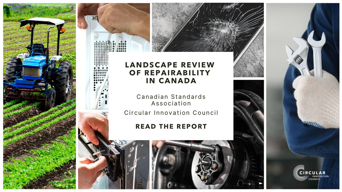 CircularOnline's tweet photo. Barriers exist that prevent Canadians from undertaking &amp; participating in repair activities. To understand this, @CSA_Group and @CircularOnline has published a Landscape Review of Repairability in Canada. 💡 Read the report: https://t.co/LfmvGWsKx1 https://t.co/dhXliadEri