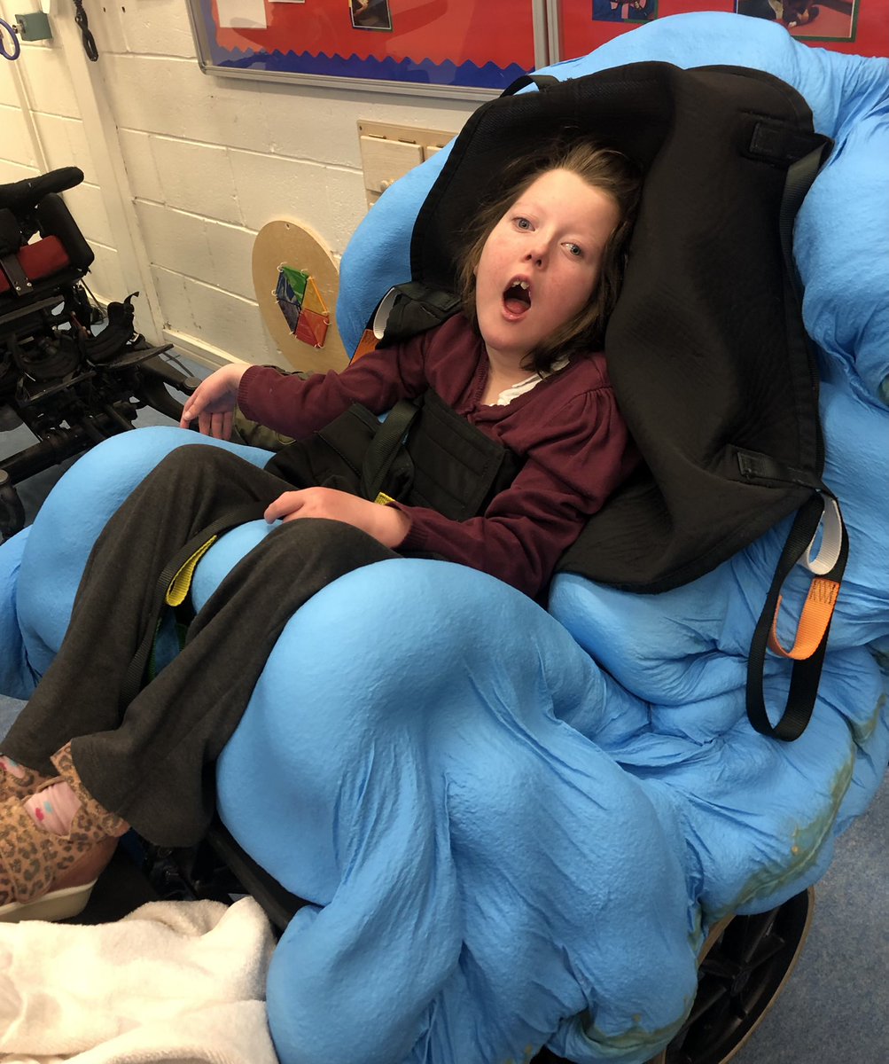 Dunc76's tweet image. We tested out some applied engineering today. New seat moulding a novel experience. Once they’ve it shaped they use photogrammetry app on iPad to get 3D scan to make seat. 10yrs ago they were using plaster cast, 5yrs laser scanner. 
Would this count as #digitalbydefault @SamLP?