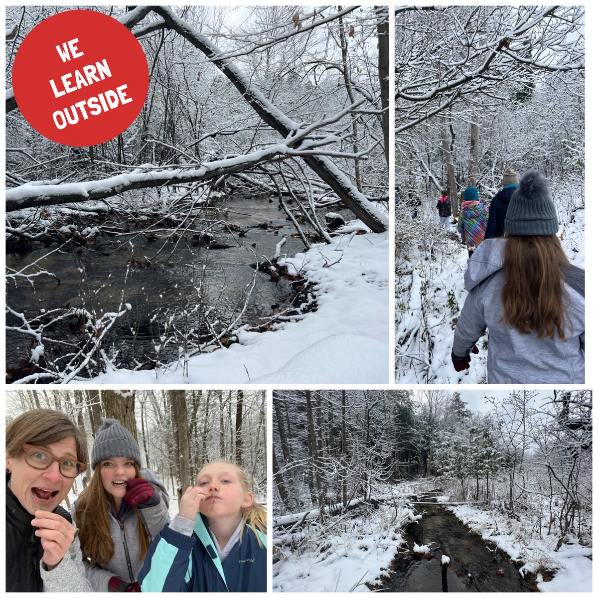 EastJordanSTEM's tweet photo. A beautiful walk through the Brown’s Creek Woods with fifth grade students as they learn about phenology! #EdibleWhitePine #WeLearnOutside #ejproud #BrownsCreek https://t.co/LCR08rlrq5