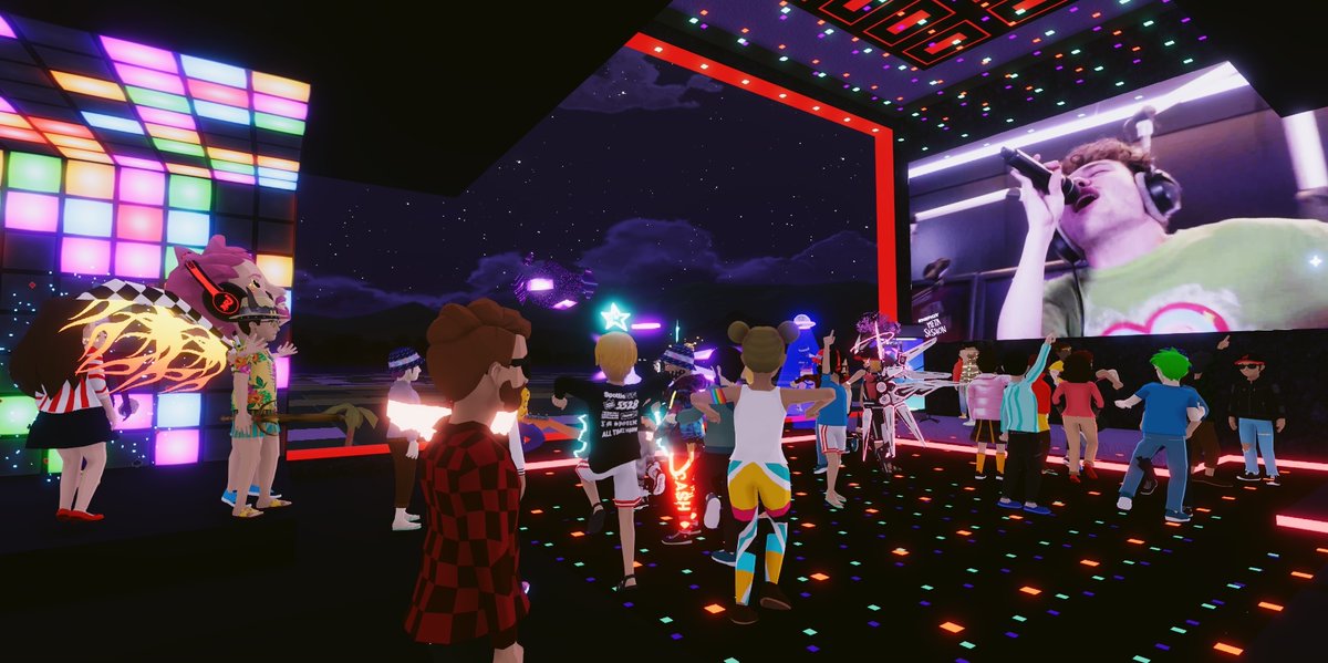 JsCoincollector's tweet photo. What the heck?! The #TRUBandroom is packed and @stoney_eye is not playing?! Gotta check this out!
@energy_ch just held their first #MetaSession with Nemo, and the dancefloor is on FYAH๐ฅ๐ฅ๐ฅ๐ฅ Looking forward to see more from you guys!
@Uniquehorns_nft @Swisscom #TRU #MusicNFT https://t.co/f4JcZJyYt1