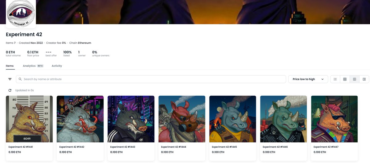 Experiment 42 tweet media