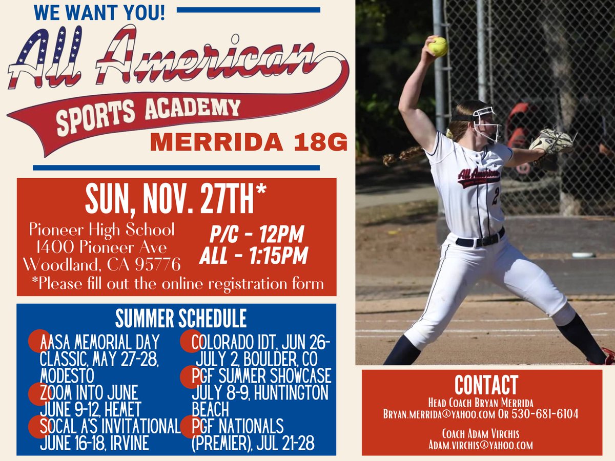AasaMerrida18G's tweet photo. Is that time of year!! Go online and fill out the online registration form!

https://t.co/EHQ9TlQGUG https://t.co/Q1VFAfkQRu