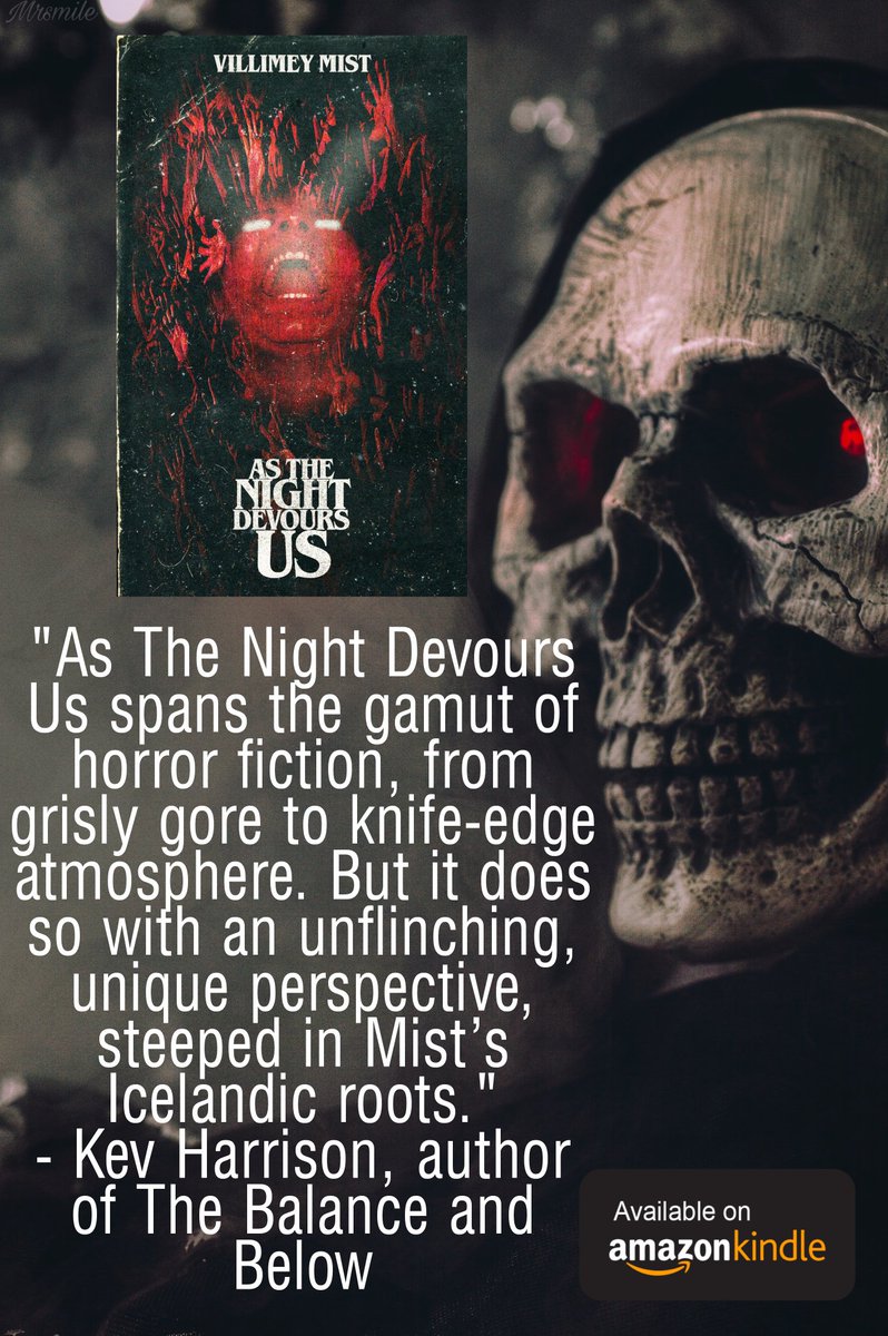 Since Twitter is my number 1 resources at finding potential readers/reviewers, my debut short story collection AS THE NIGHT DEVOURS US wants some fresh eyes on it. 

If Icelandic folklore, revenge stories and badass female characters with a focus on family are your jam, DM me 😉