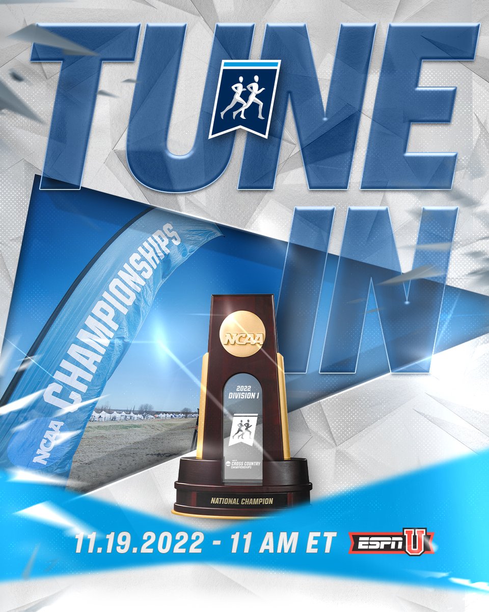 NCAATrackField's tweet photo. 𝐻𝑒𝓇𝑒 𝓌𝑒 𝑔𝑜!

Be sure to tune in to ESPN for the Men’s 10K at 11 AM ET.  🏃‍♂️🏆

#NCAAXC https://t.co/ZKROkE0YSt