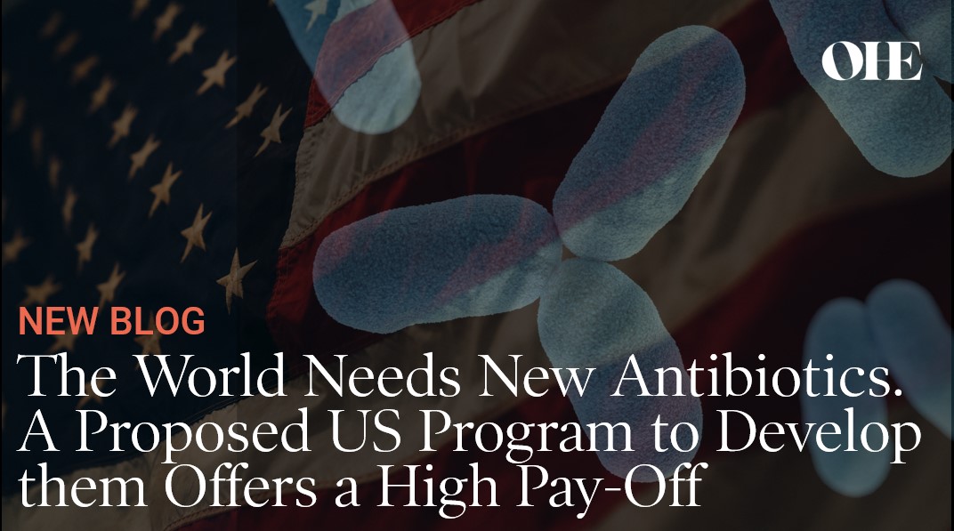 OHENews's tweet photo. A new paper from @OHENews's Adrian Towse and
@CGDev's @rsilv_dc shows a very high (ROI) of 28:1 for a US government program, akin to the proposed PASTEUR Act, to incentivise #antibioticdevelopment
Read their blog: https://t.co/0KCbFi3l2U https://t.co/vW0bmMcy2d