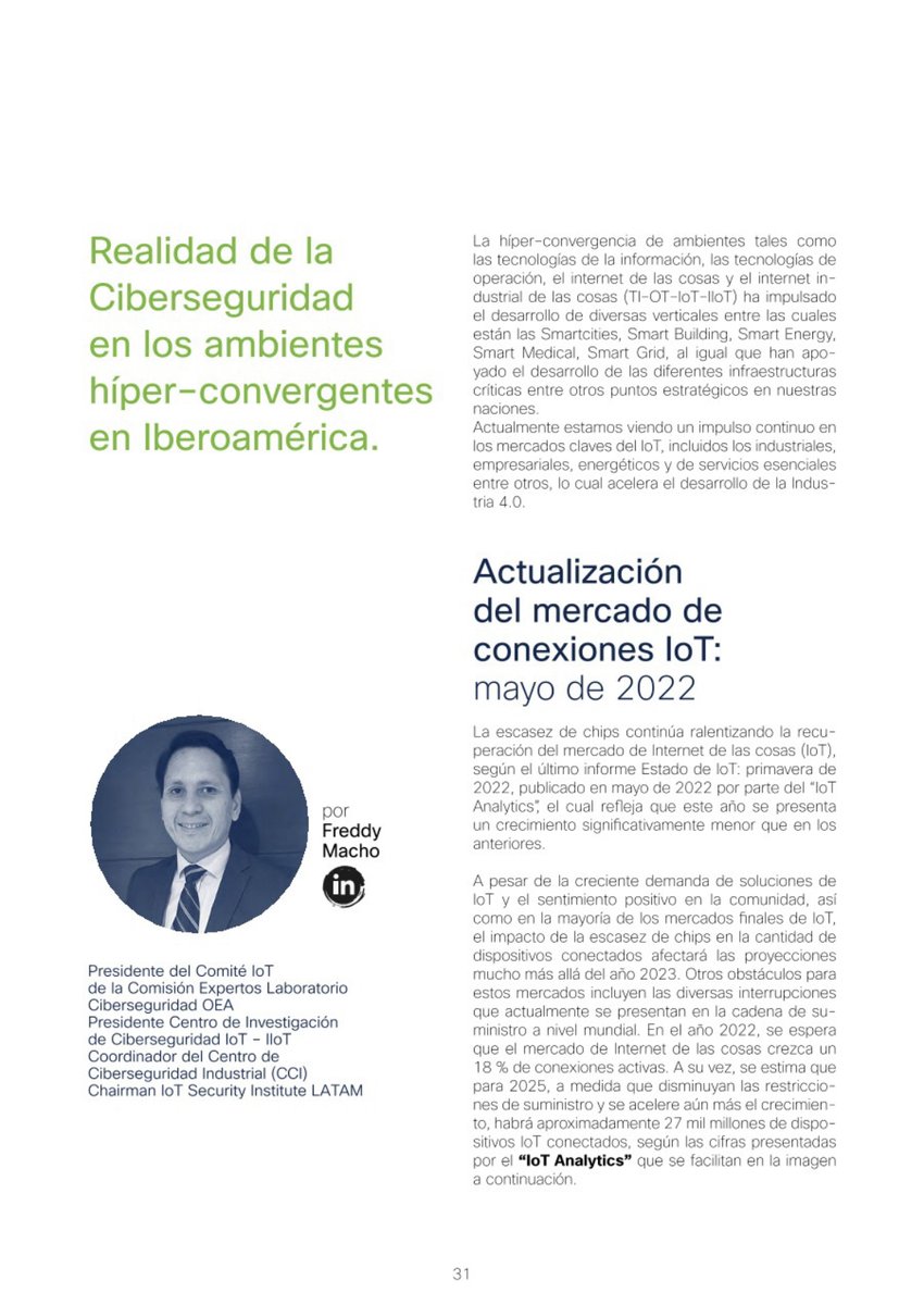 IotCic's tweet photo. ¿Sabias que?

2- No se cuenta con un estudio formal que indique el nivel de con la ciberseguridad por país en los ambientes IoT -IIoT en Iberoamérica.
@macho_freddy1 @CiscoLatam https://t.co/QYSluqBsHo