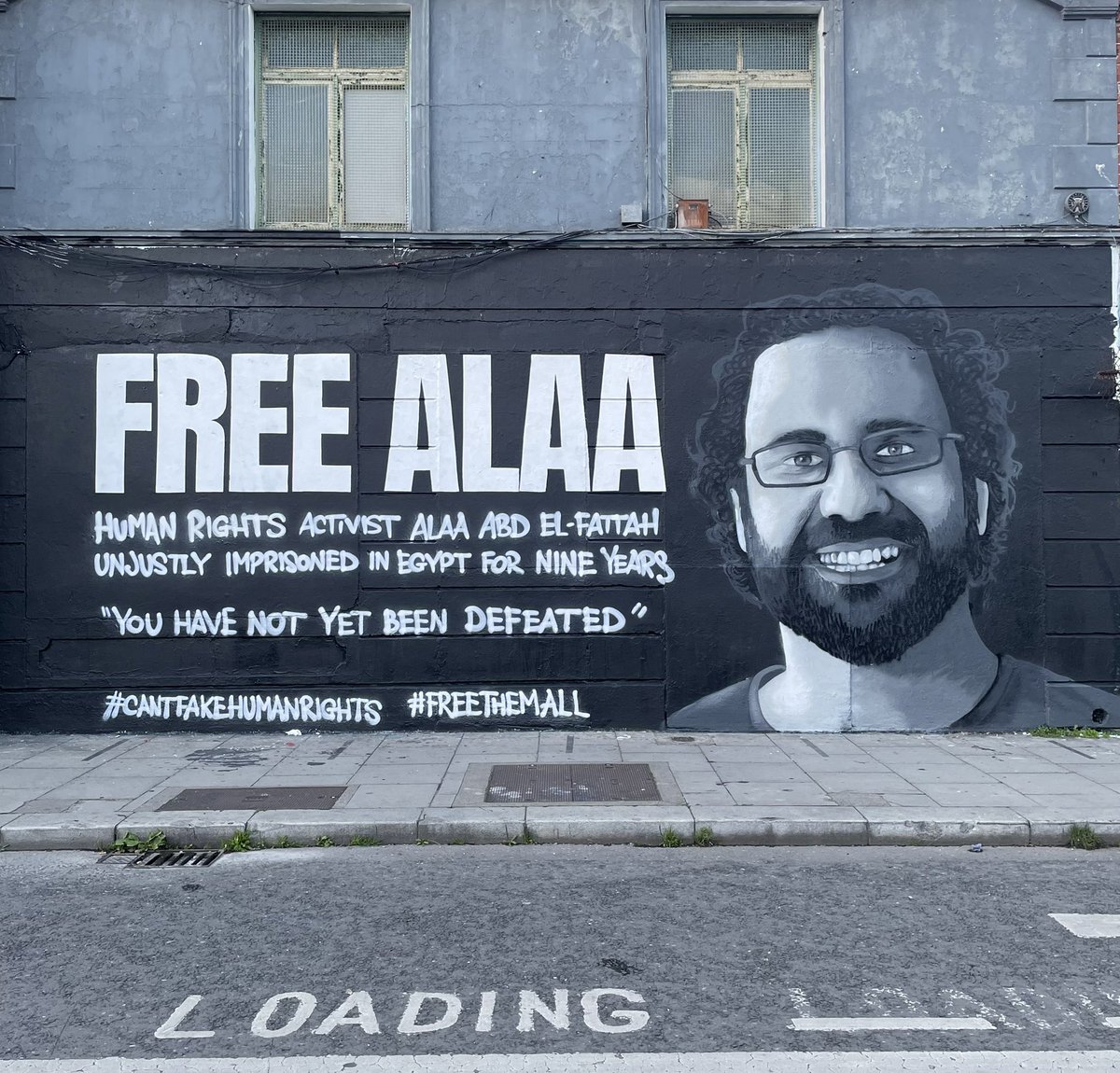 emmaleneblake's tweet photo. This Friday 18th is the last day of COP27 in Egypt, and it is also @alaa’s 41st birthday, his 9th birthday in prison. Let’s do everything we can to put the pressure on our governments to push for his release between now and then. #FreeAlaa #Wish4Alaa #COP27 #FreeThemAll https://t.co/sMCRuj1DSl