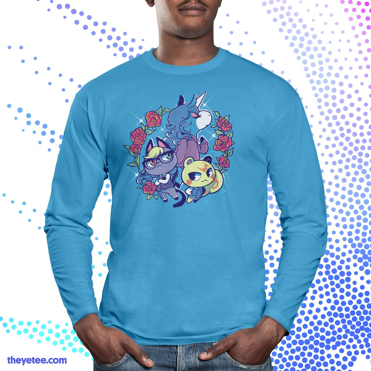 male focus shirt 1boy flower heterochromia animal ears blue shirt  illustration images