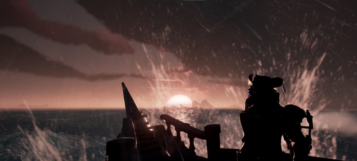 Barcelo98SoT's tweet photo. With the sun on the horizon and sea spray on my face, it’s the pirates’ life for me

#SoTShot #BeMorePirate @SeaOfThieves https://t.co/hUHuASEXno