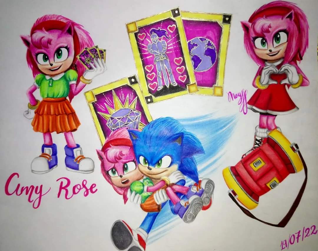 NataliaOG9's tweet photo. Amy Rose 💗 @fowltown @SonicMovie @SonicMovie #sonic3 #amyrose #sonicthehedgehog #sonamy https://t.co/UNt7EVnnbP