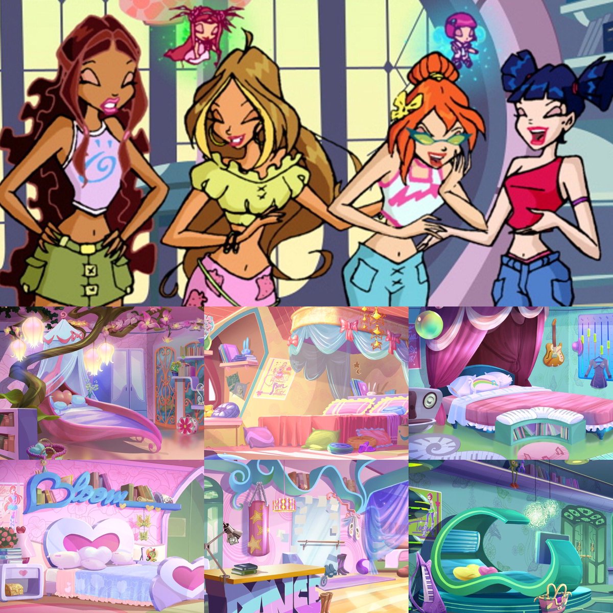 winxclubpretty's tweet photo. Each one of the Winx dorm rooms is something special.
Choose your favorite!

✨ Flora's Room
✨ Stella's Room
✨ Musa's Room
✨ Bloom's Room
✨ Aisha's Room
✨ Tecna's Room
#WinxClub #Winx #WinxClub2 #Winx2 #WinxClub5 #Winx5 #Dorm #WinxDorm #WinxClubDorm #Room #WinxClubRoom https://t.co/vtVOrTcOfa