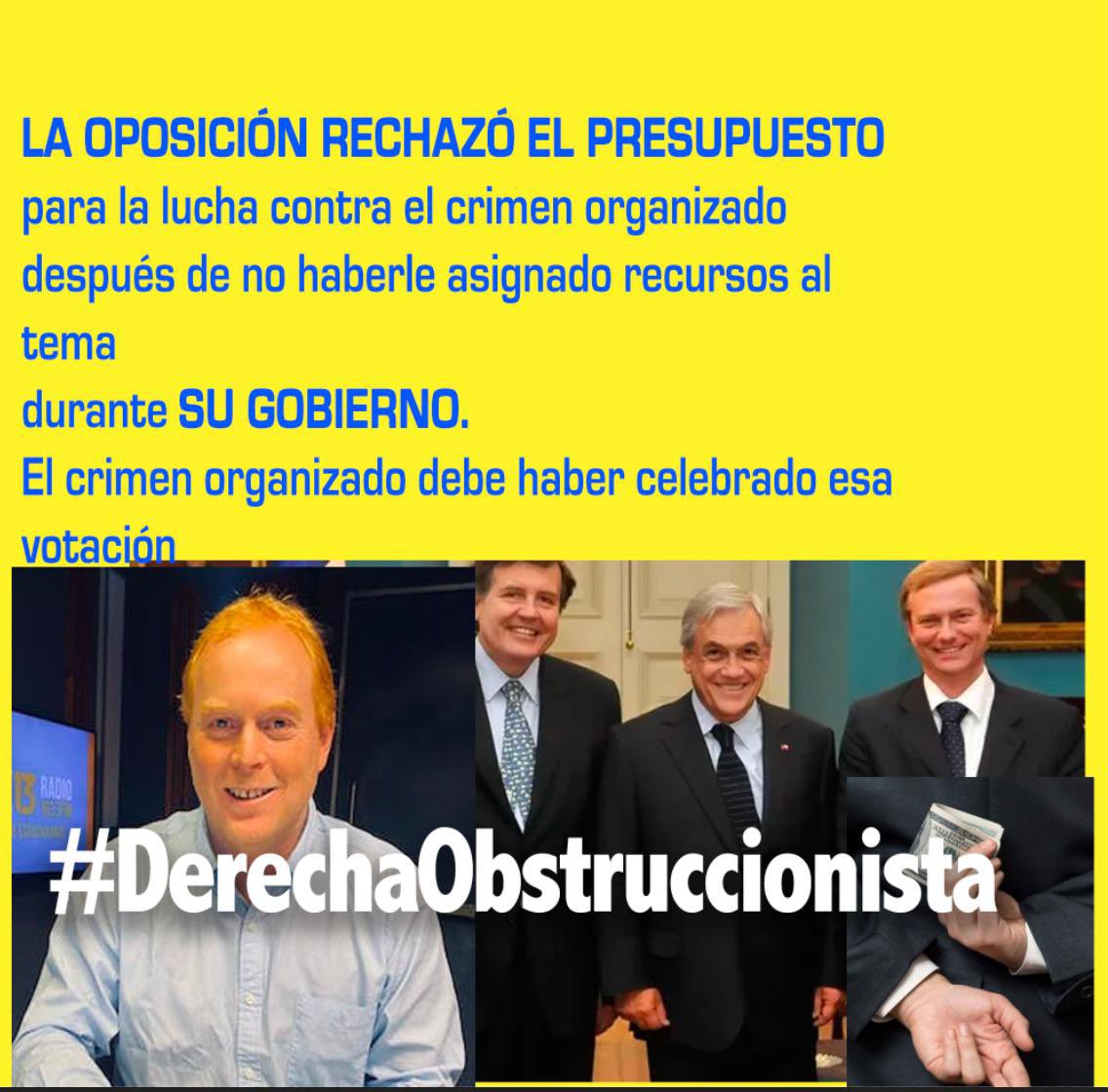 daniel_nunez_a's tweet photo. Derecha obstruccionista rechazó presupuesto para la lucha contra el crimen organizado https://t.co/hk1l0dHUdn