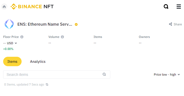 pokermonfacenft's tweet photo. ENS got listed on @TheBinanceNFT today. https://t.co/rLfXqiRIxH