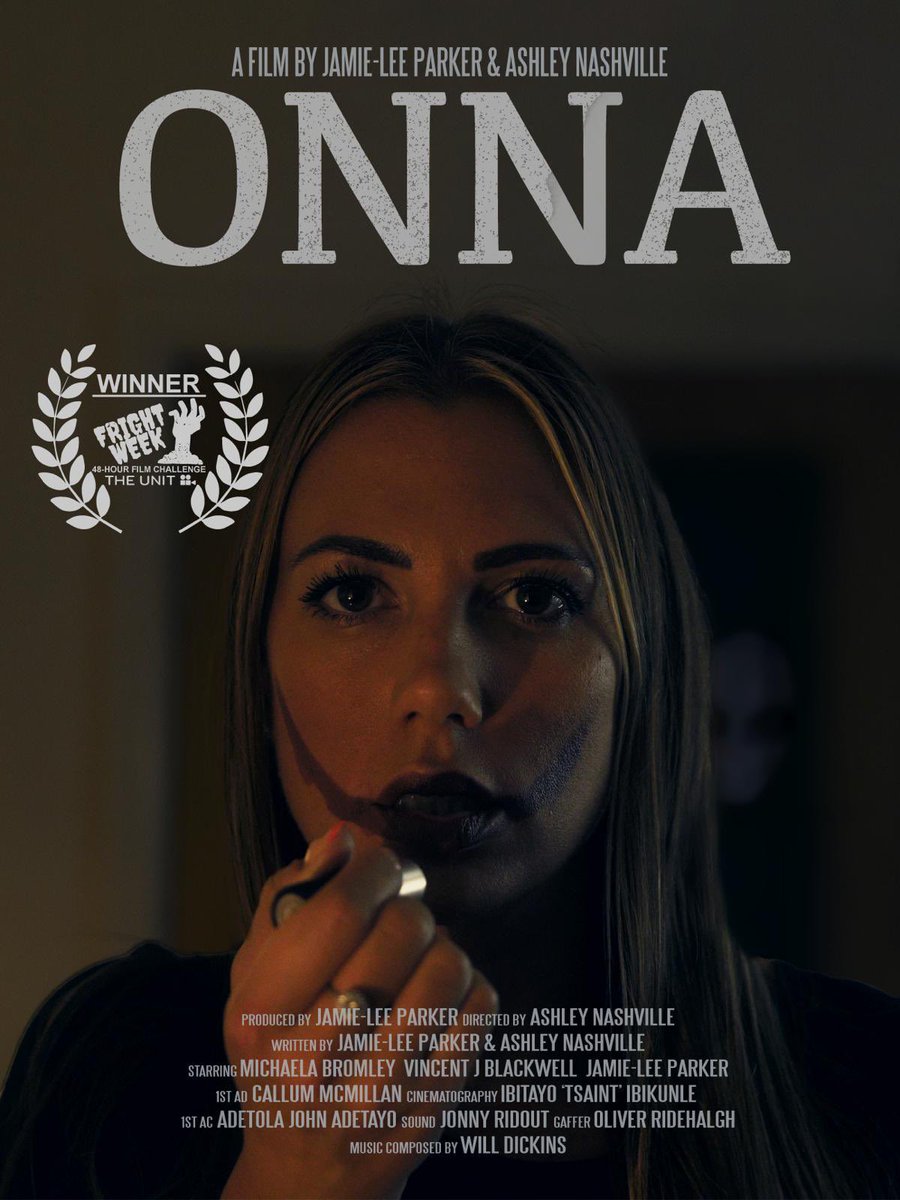 JLProduces's tweet photo. One of my favourite productions. Onna won the Fright week 48 hour film competition last month, I’m still beaming with pride. #horror #shortfilm #indiefilm #DreamTeam @TheUnitBradford https://t.co/qpSBpz7Wsq