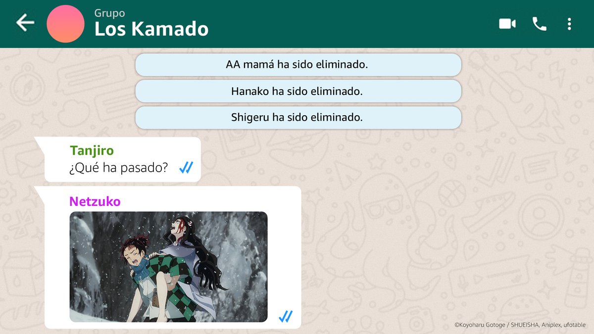 PrimeVideoES's tweet photo. AYUDA, me acaban de meter en este grupo, ¿qué digo?
#AnimeWeekPV https://t.co/9dfPQvP9W8