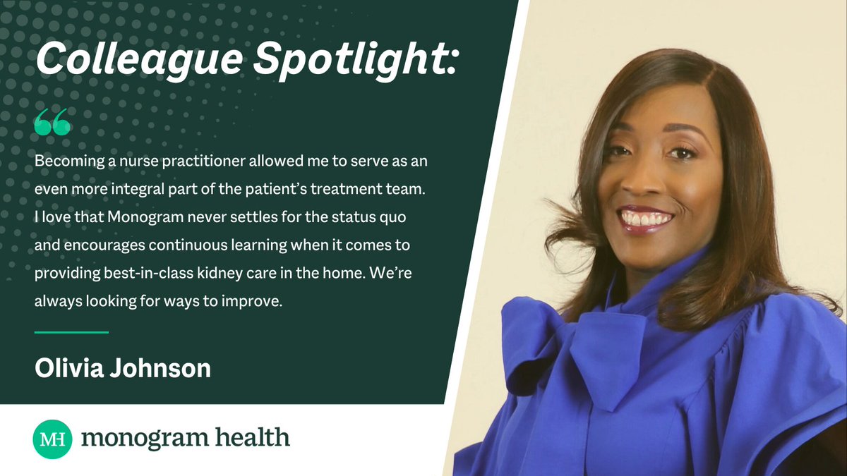 MonogramHealth's tweet photo. It takes a special kind of person to be a nurse practitioner, and we’re lucky to have so many of them on our team. #MonogramHealth NPs are helping shape the future of health care with their commitment to our innovative model of in-home care delivery #NPWeek https://t.co/KvfwOSNwtN
