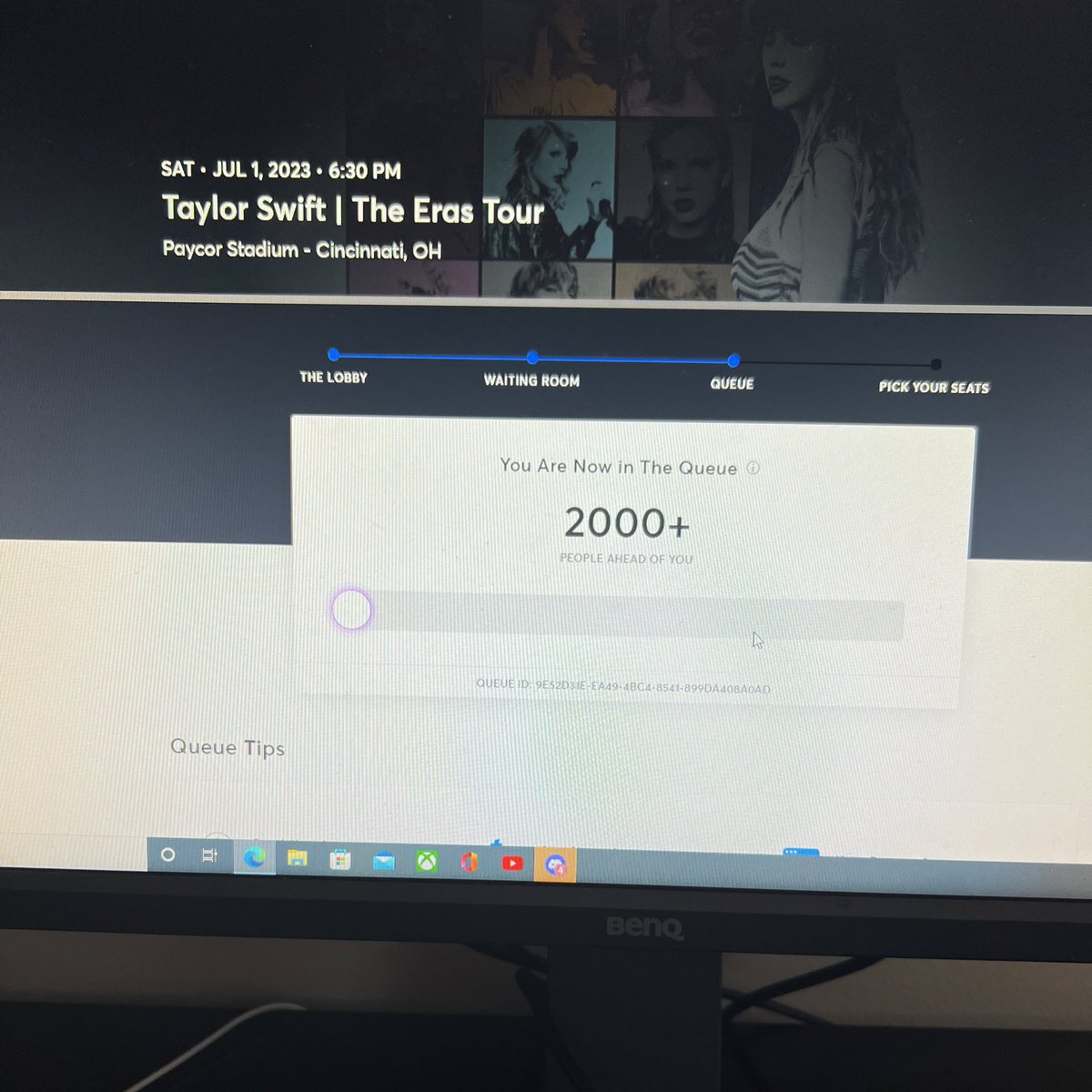 Jesssjerkins's tweet photo. Things are going well already #capitalonepresale #presale #MidnightsTS #Ticketmaster https://t.co/wbCQoHfPiA