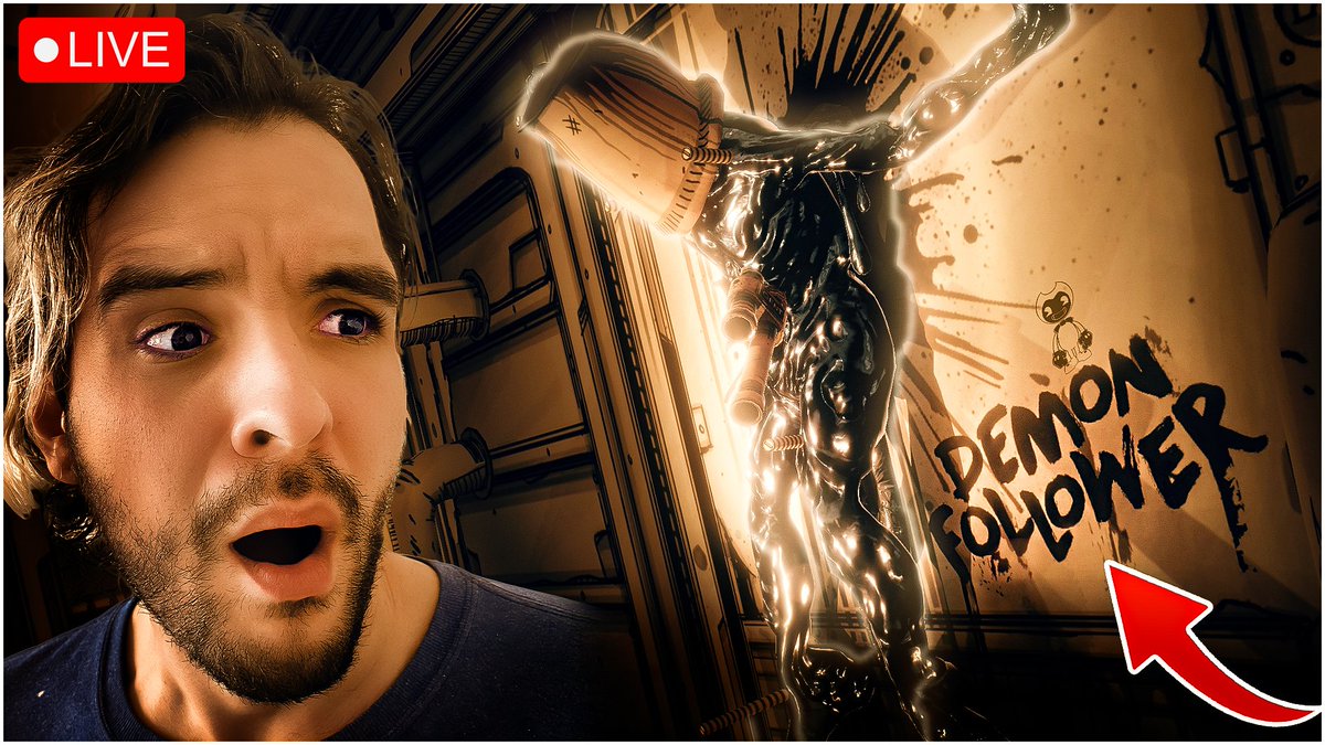 TatitoTales's tweet photo. 🔴Live en 30m:
Juego: Bendy and the Dark Revival
https://t.co/AiuzFlnPgh
Jugamos la precuela de uno de los juegos de horror que revoluciono el canal. Estoy emocionado por este live, acompáñame
#caile https://t.co/MHMCfHWqOS