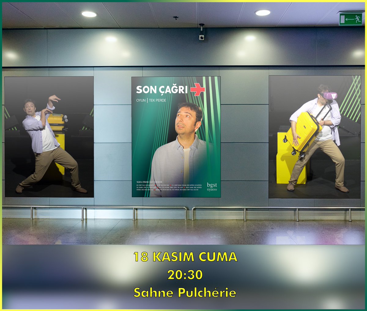 “Son Çağrı” 18 Kasım 20.30’da Sahne Pulchériede
Biletler tiyatrolar.com.tr/m/tiyatro-bile…

<a href="/ilkeryasink/">ilker yasin keskin</a> <a href="/duygudal/">Duygu Dalyanoğlu</a> <a href="/ZeynepOkan/">Zeynep Okan</a> <a href="/BerkeHatipoglu/">Berke Hatipoğlu</a> <a href="/ilkehatipoglu/">İlke Hatipoğlu</a> <a href="/leventsoy/">Levent Soy</a> <a href="/Gunkutguven/">gunkut</a> <a href="/acyalaz/">Cüneyt Yalaz</a>