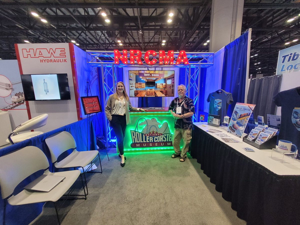 aceonlineorg's tweet photo. Our dear friends at @coastermuseum during #IAAPAExpo 2022! #RideWithACE #PreservationCounts https://t.co/1TbPgij1Zb