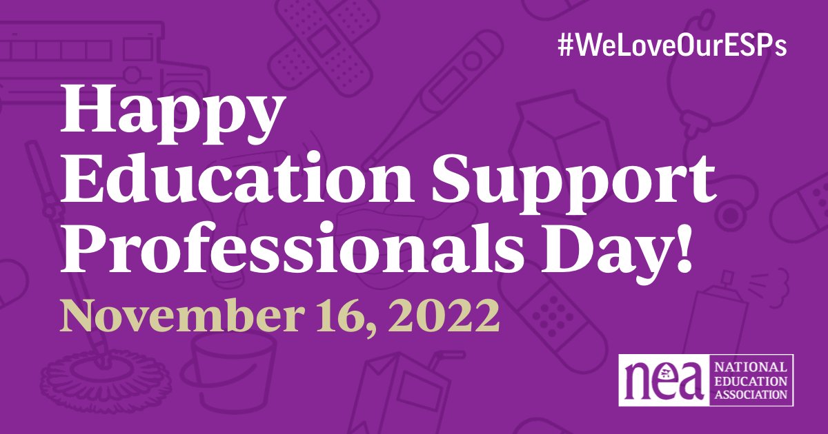Remember to take a moment today to thank the incredible people who keep Maryland's schools running, and our students safe and learning. #WeLoveOurESPs