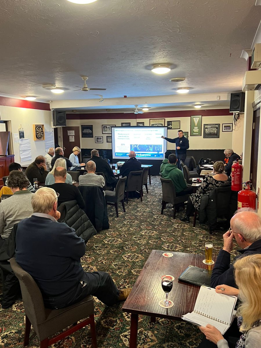 Tonight is the 3rd of our winter club forums with @StaveleyWelfare as our hosts. Looking forward to lots of engaging conversations!  #DCF #AGameForEveryone