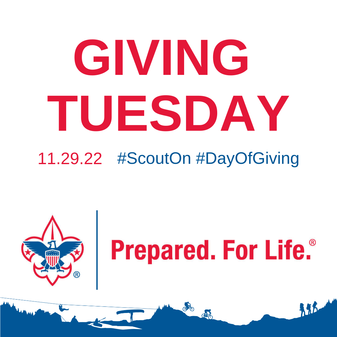 Your investment in Scouting provides the foundation for the programs and services that support over 5,000 young people throughout New Hampshire.

On #GivingTuesday, please consider Daniel Webster Council as your charity of choice.

#ScoutOn #nhscouting #DayOfGiving